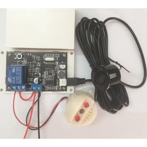 Ultrasonic ranging sensor with buzzer relay output Distance measuring module Adjustable range 5cm-500cm Reversing radar Sensor