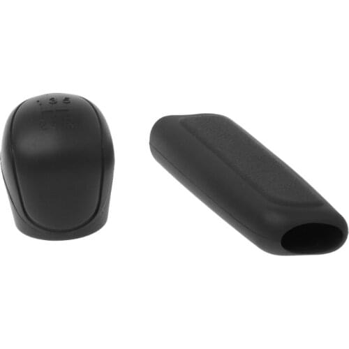 Universal Manual Nonslip Car Gear Head Shift Knob Silicone Cover Handbrake Grips