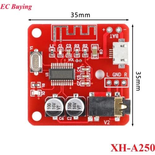 Bluetooth 4.2 Decoder Board Lossless Audio Wireless Receiver Module 5V DIY MP3 Car Audio Amplifier Speaker XH-A250