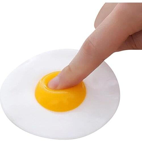Egg Yolk Vent Egg Pinch Whole Package Tricky Weird Decompression Toys Cream Scented Soft Stress Relief Squeeze Toy