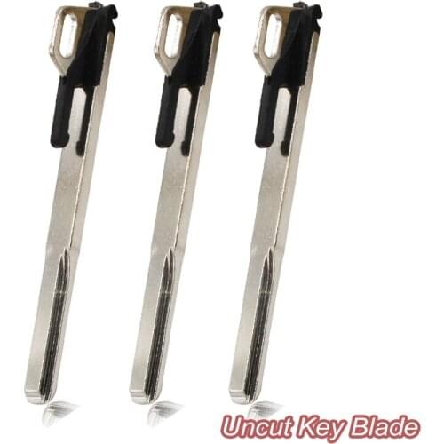KEYECU 3 Pcs/lot Replacement Emergency Key Blade Uncut For Mercedes Benz C E Class IYZ3302 1997-2000 C230 1997-2000 E230