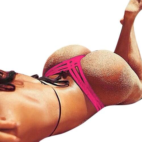 Women Sexy Bikini Bottom Swimwear Beach Bathing T-back Thong G-string Bathing Swimming Beach Swimwear Trunks Underwear Brief