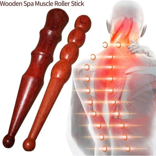 1pcs Long Wooden Spa Muscle Roller Stick Cellulite Blaster Deep Tissue Fascia Trigger Point Release Self Foot Body Massage Tools