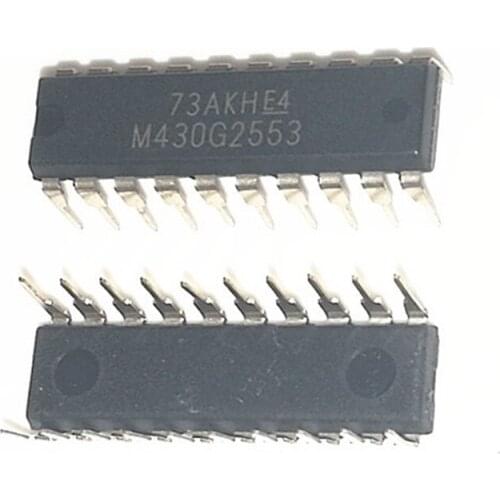 1pcs/lot MSP430G2553IN20 MSP430G2553IN MSP430G2553 M430G2553 DIP-20 In Stock