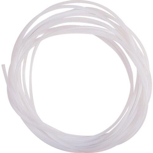 High Quality PTFE Tubing 1m~5m Length White PTFE Tubing Tube Pipe for 3D Printer RepRap High and Low Temperature Resistance 1pcs