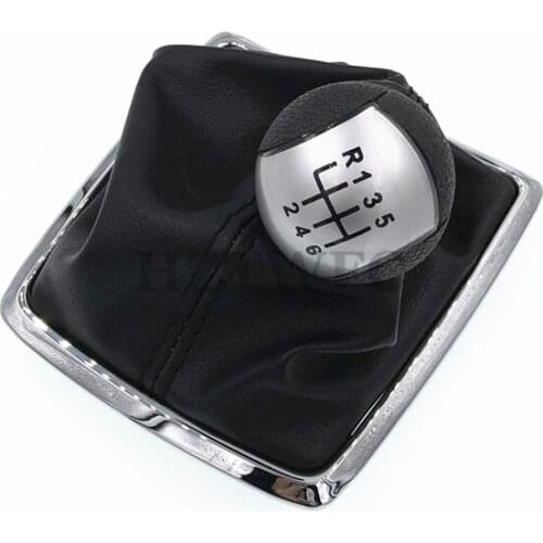 6 Speed Car PU Leather Shift Knob Stick Lever Gaiter Cover HZTWFC-5.10 For Ford For Focus For Mondeo MK2 II 2004-2011
