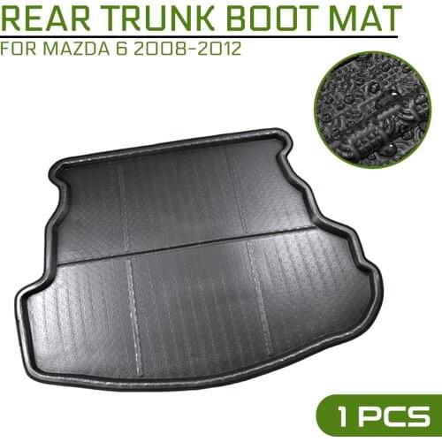 For Mazda 6 2008 2009 2010 2011 2012 Car Floor Mat Carpet Rear Trunk Anti-mud Cover