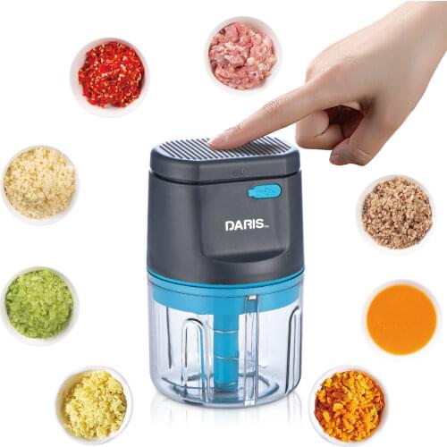 Electric Food Crusher Mini Garlic Press Garlic Crusher Vegetable Chopper For Kitchen Crushed Garlic Crushed Ginger Crushed Chili