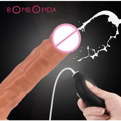 Spray Water Dildo Sex Toys For Women Realistic Penis Ejaculation With Suction Cup Artificial Dildo Sex Toys for Women Masturbate
