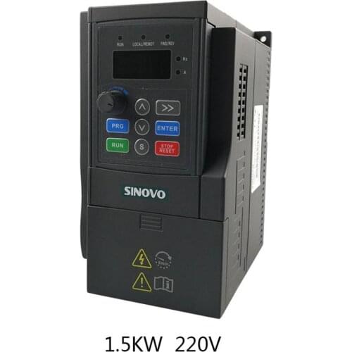 VFD Inverter 1.5KW 220V single input and three output engraving machine spindle motor Frequency converter CW80-2S-1.5GC