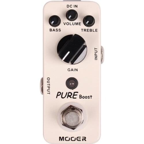 Mooer Pure Boost Micro Guitar Effect Pedal Mini Clean Boost Electric Guitar Pedal for True Bypass Guitar Effects Accessories