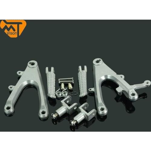 Motorcycle Front Foot Pegs Pedals Foot Pegs Footrests For YAMAHA YZF R1 2004-2006