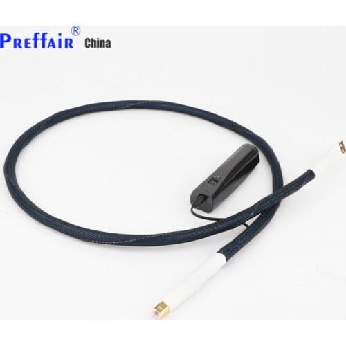 Preffair SQ-88B OCC Silver Plated 2.0 USB Cable with 3U gold Plated USB Connector