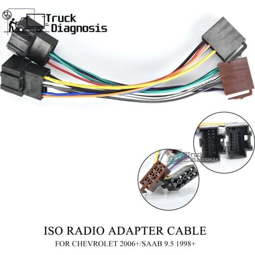 ISO standard HARNESS Radio Adapter for CHEVROLET 2006-2011 select models 12-006