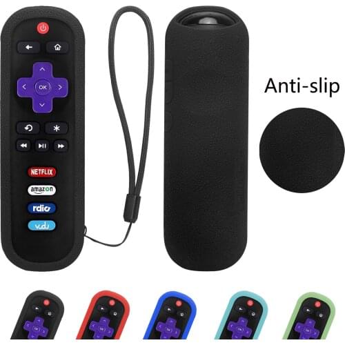 RC280 Remote Case Silicone Shockproof Protective Cover for TCL Roku 3600R Skin-Friendly Anti-Lost with Remote Loop