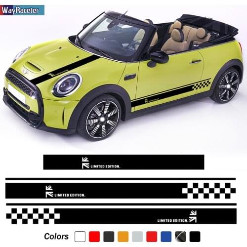 Union Jack Car Hood Decal Door Side Stripes Sitkcer For MINI Cooper R50 R52 R53 R55 R56 R57 R58 R59 F55 F56 F57 Accessories