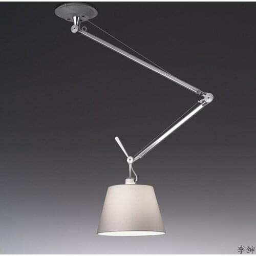 Modern Rocker Arm Fishing Pendant Lights Nordic Bedroom Lighting Home Decor Pendant Lamp Industrial Luminaria Makeup Fixtures