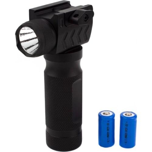 Tactical Hunting Rifle Flashlight Vertical Red Handheld Weapon Light for Picatinny 20mm Rail Gun Light