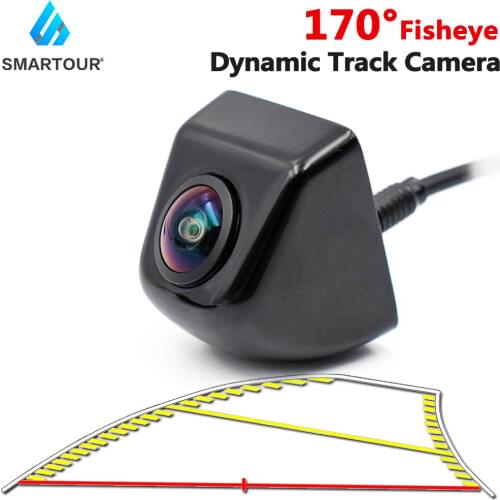 Smartour Car Reverse Backup Rear View Camera 170 Degree CCD Fisheye Lens Front View Side CCTV Vehicle Parking Camera