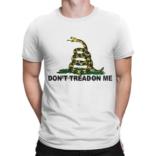 Don't Tread on Me Libertarian Flag T Shirt Gadsden Flag Tee Womens and Mens Sizes