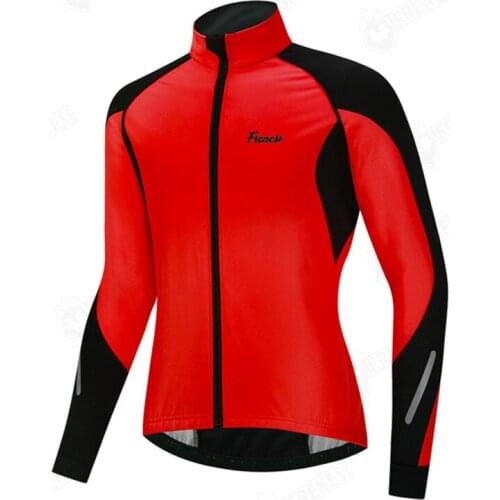 Frenesi Winter Cycling Clothing Pro Team Thermal Fleece Jersey Long Sleeve Bike Jacket Maillot Ciclismo Bicycle Sport Shirt Coat