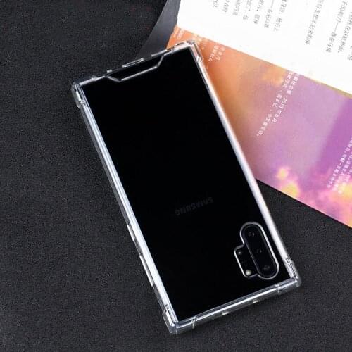 100pcs/lot,Shockproof Clear Transparent PC Back TPU Bumper Scratch Protection Case Cover for Samsung galaxy Note 10/Note 10