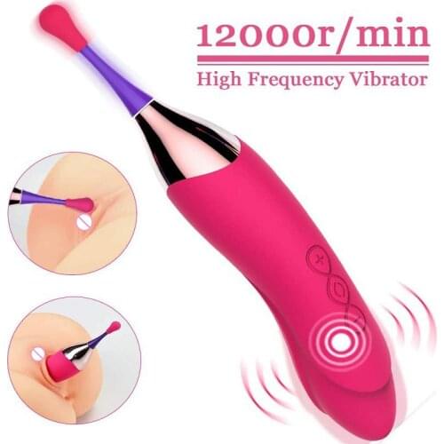 18+ Double Heads Teaser Flirting Toy Vibrator Female Vibrators Sex Toys for Women Couple Sex Fun Dildo Adult Massage Sex Shop