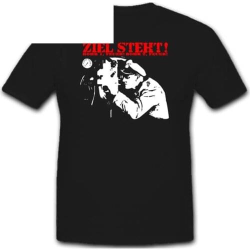 2019 Summer brand clothing Unterseeboot Ziel Steht Deutschland U Boot military Marine captain T Shirt Novelty T Shirt