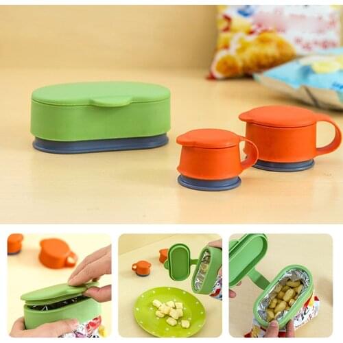 3PCS/SET S M L Food Storage Snack Seal Bag Cap bag cap Lid sealing device multifunctional food sealing cover