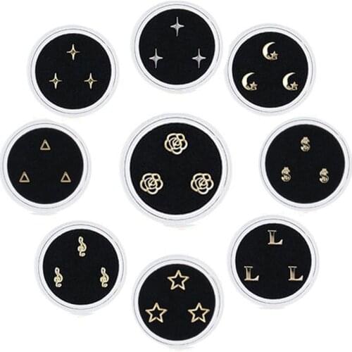 5box Dental Teeth Crystal Diamond Ornament 18K Gilded Tooth Gem Variou Shape For Oral Hygiene Tooth Decoration Ornament Material