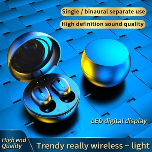 S8 TWS Wireless Bluetooth Earphone 5.0 True Wireless In-ear Mini Sports Handsfree Gaming Headset for Samsung Huawei Xiaomi