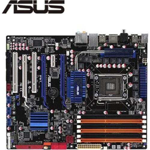 For ASUS P6T Used original motherboard Socket LGA 1366 DDR3 X58 X58M Desktop Motherboard