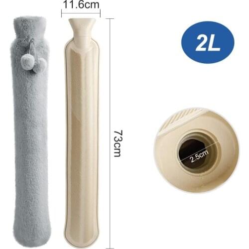 Dreamburgh 2000ML Large Cold-proof Safe Winter Warm Water Bottle Hand Bag Warmer Heat Cover Girls Pocket Feet Hot Water Bottle