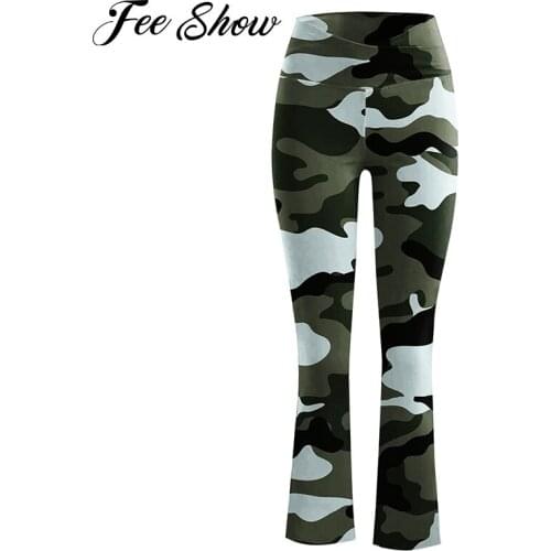 FEESHOW Women's Flared Trousers