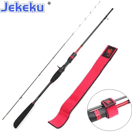 JEKEKU 2020 Light Jigging Fishing Rod Spiral Guide Ring 1.65m 1.8m 2m Squid Casting Rod for Big Fish 40-70g C662ML PE 0.6-1.5