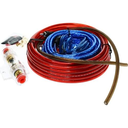 Car Stereo Audio Subwoofer Wiring Cable Kit W/ 60A Fuse Holder Conversion Kit Pack of 5