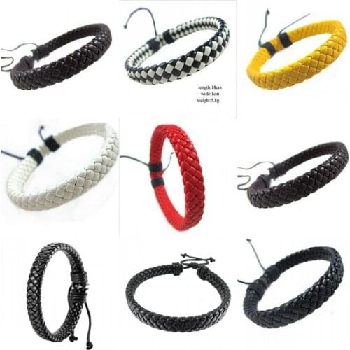 Unisex Leather Bracelet For Women Mens Bracelet Cuff Rope Well Gift Children Leather Bracelets On Hand Daily With Parents 2021