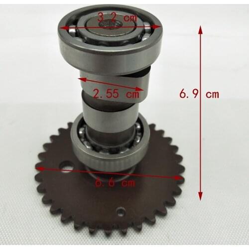 A55 Racing Cam Performance Racing Cam A9 GY6 50 60 80 Camshaft Scooter Parts 139QMB 137qma Motorcycle Engine Stock Camshaft Cam