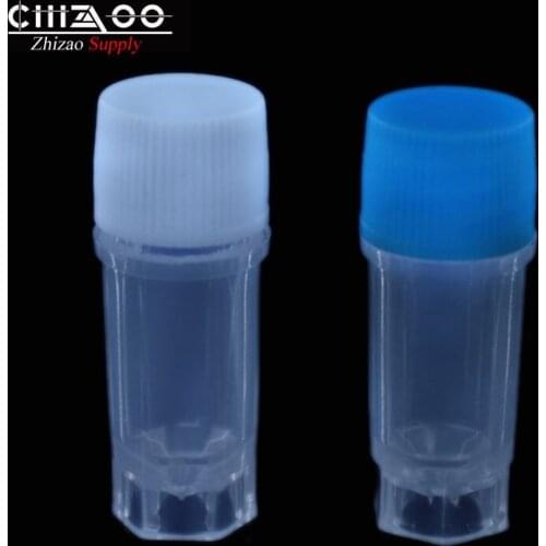 Lab Consumables 0.5ml screw-cap self-standing Cryovial Freezing Tube 500pcs/bag