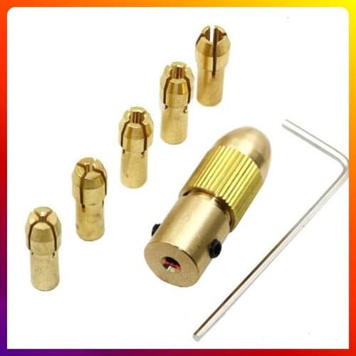 Mini Electric Drill Self-Tightening Drill Chuck Drill Chuck Set 0.5 To 3 Mm For Electric Drill 7 Pieces