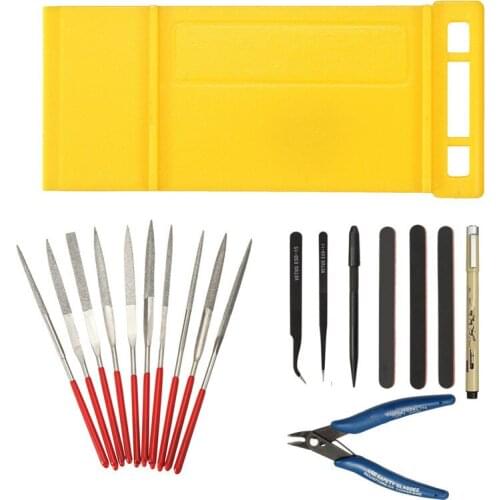 DIY Basic Tools Craft Set Car Model Building Repair Kit For Modeler Basic Production Base Assembly Model Tool Set Kit