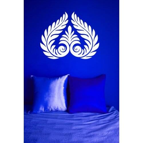 Greek Style Wall Stickers Vinyl Home Decoration Removable Interior Wall Decal Acanthus Leaves Art Mural Bedroom DIY Decor SYY791