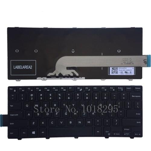 New For DELL 14 3441 3442 N5447 N3442 14CR 14MR Laptop Keyboard Black US 050x15 SN8233