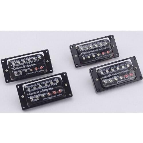1 Set Original Genuine Epi Electric Guitar Humbucker Pickup ( Ceramic / Alnico Magnet Bar )