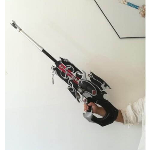 Overwatch Amelie Lacroix Widowmaker Huntress Weapon Cosplay Replica Sniper Prop
