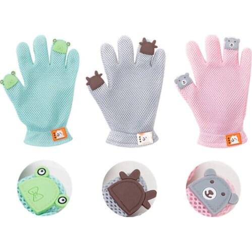 Cat Hair Removal Gloves Wool Gloves Pet Hair Brush Comb Gloves Pet Dog Clean Massage Gloves Animal Grooming Supplies