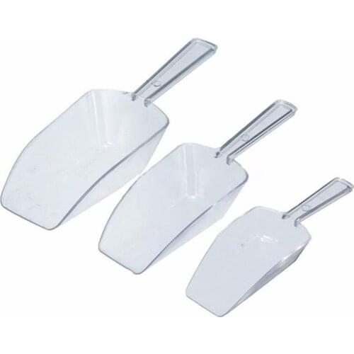 3pcs/set Plastic Ice Scraper Food Buffet Candy Bar Scoops Shovel Kitchen Gadgets And Accessories Tablespoon Sugar Scoop