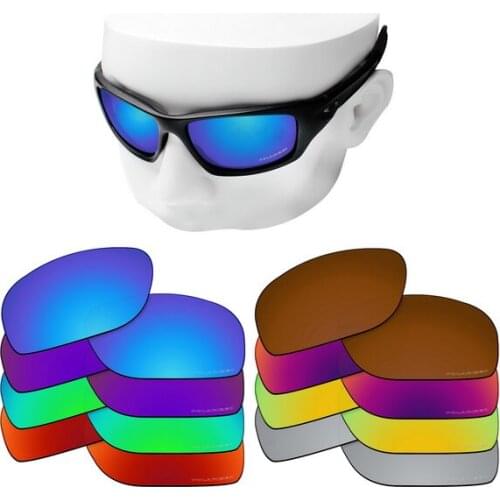 OOWLIT Anti-Scratch Replacement Lenses for-Oakley Valve Etched Polarized Sunglasses