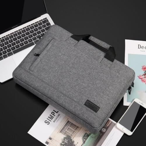 Laptop bag Sleeve Case Protective Shoulder handBag Notebook Briefcases For 13 14 15.6 inch Macbook Air HP Lenovo Dell Top-Handle