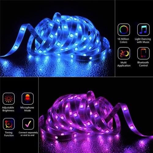 Bluetooth Led Strip Light Tape Flexible Bluetooth WIFI Controller Decoration BackLight Lamp venue set exhibition decoration 5z